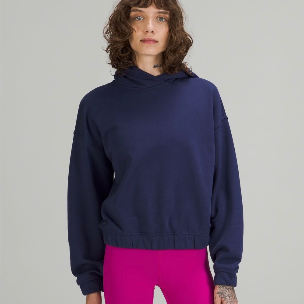 lululemon athletica Navy Hooded Sweatshirt